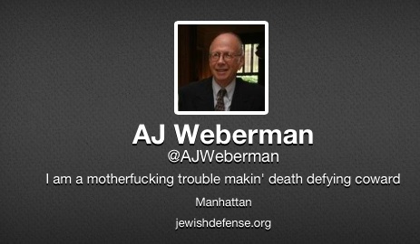 A J Weberman twit